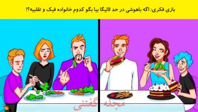 بازی فکری شناسایی خانواده غیر واقعی