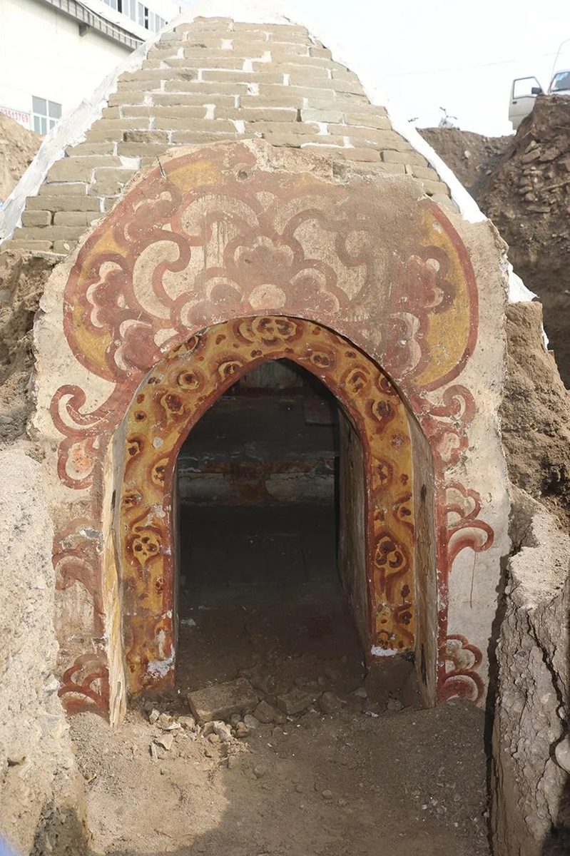 کشف نقاشی دیواری نفیس در چین-3