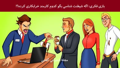 بازی فکری شناسایی کارمند خرابکار