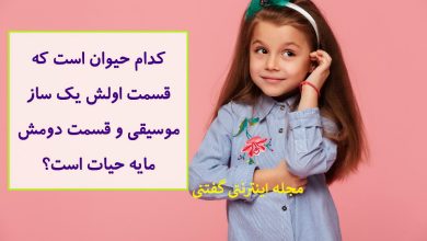 چیستان حیوان دو قسمتی