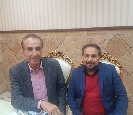محمدرضا حیاتی و مجید قناد محمدرضا حیاتی به همراه مجید قناد