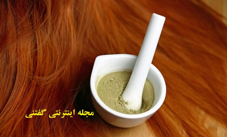 مخلوط حنا و ماست برای مو1