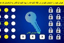 چالش هوش شکستن کد قفل 1