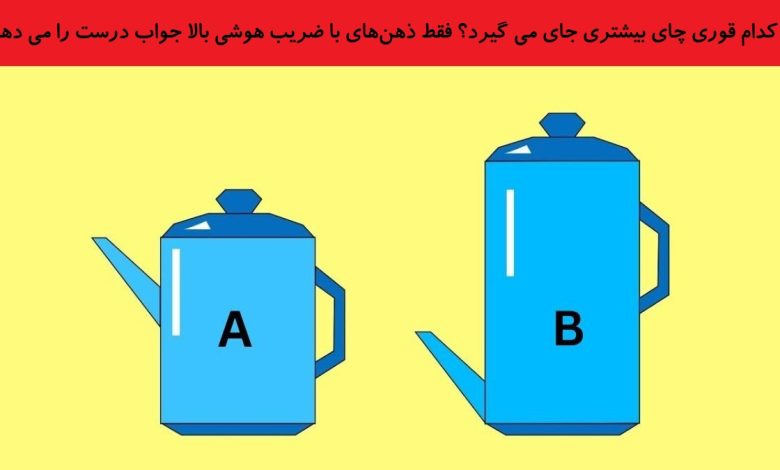 تست هوش با قوری چای 1