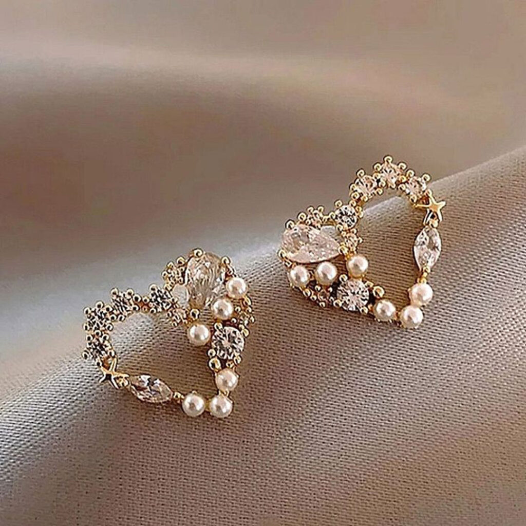 گوشواره زنانه طرح قلب