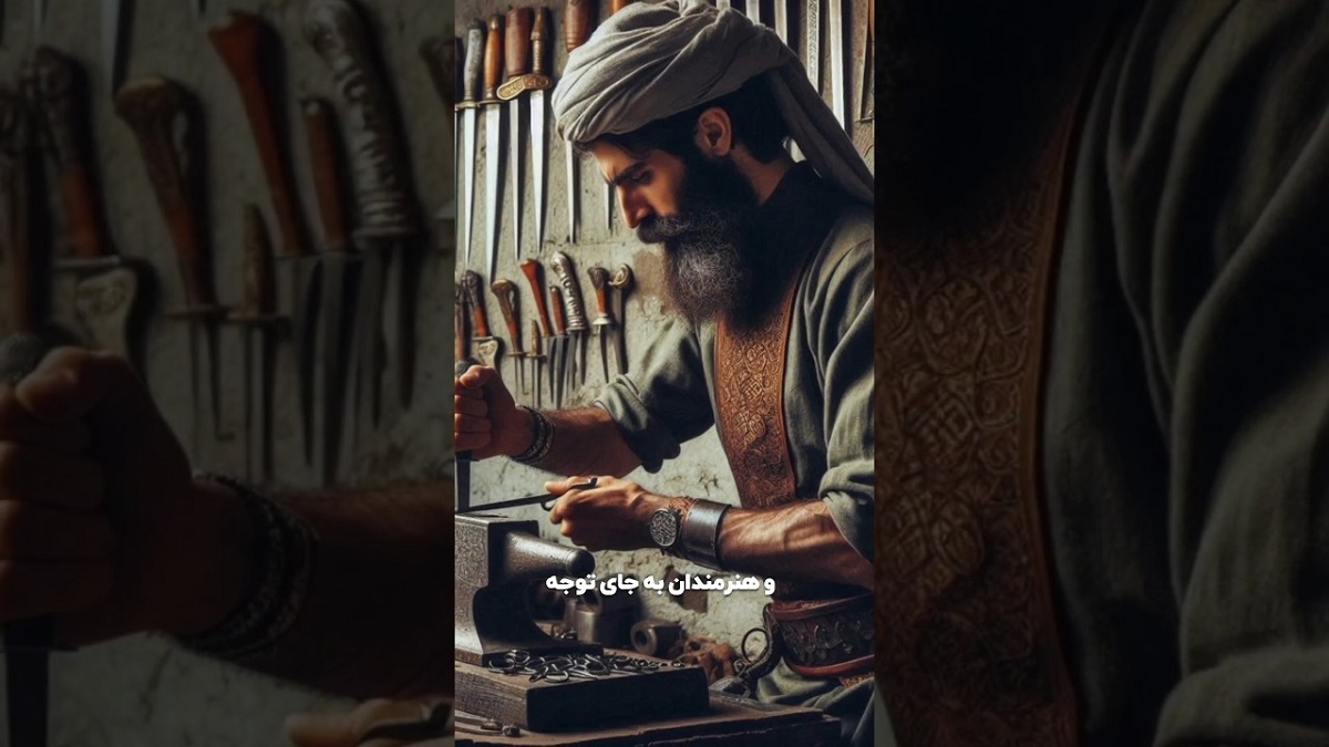 داستان شاپور ساسانی و شمشیر زیبای آهنگر