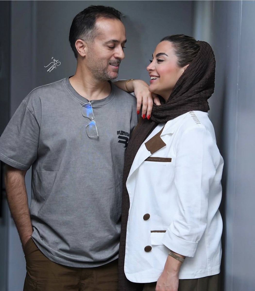 قاب عاشقانه احمد مهرانفر و مونا فائزپور 1
