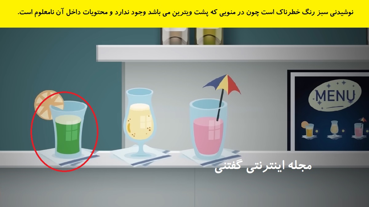 پاسخ بازی فکری شناخت نوشدنی خطرناک