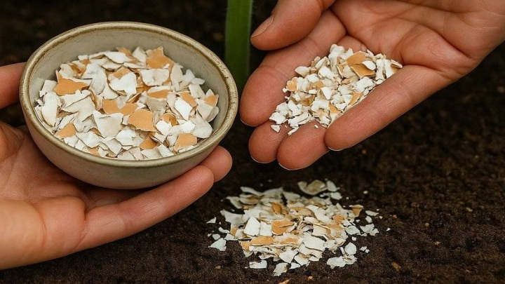 استفاده از پوست تخم ‌مرغ به عنوان یک کود طبیعی برای گیاهان اپارتمانی