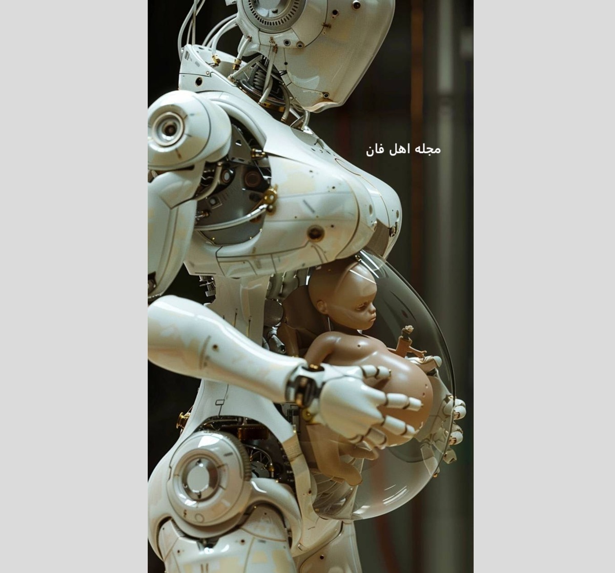 ربات انسان‌نمای باردار-2