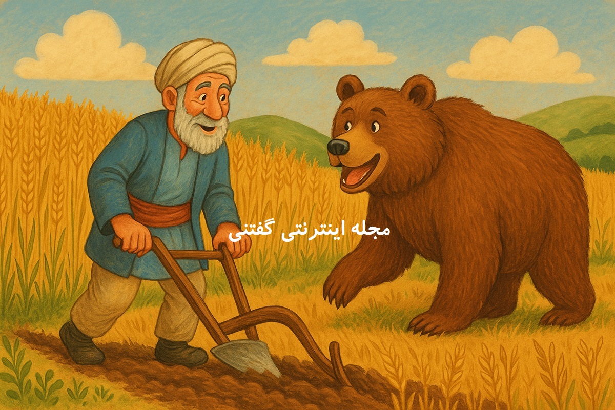 داستان خرس حیله گر و کشاورز ترسو 1
