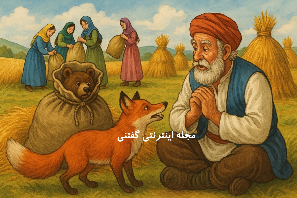 داستان خرس حیله گر و کشاورز ترسو 2