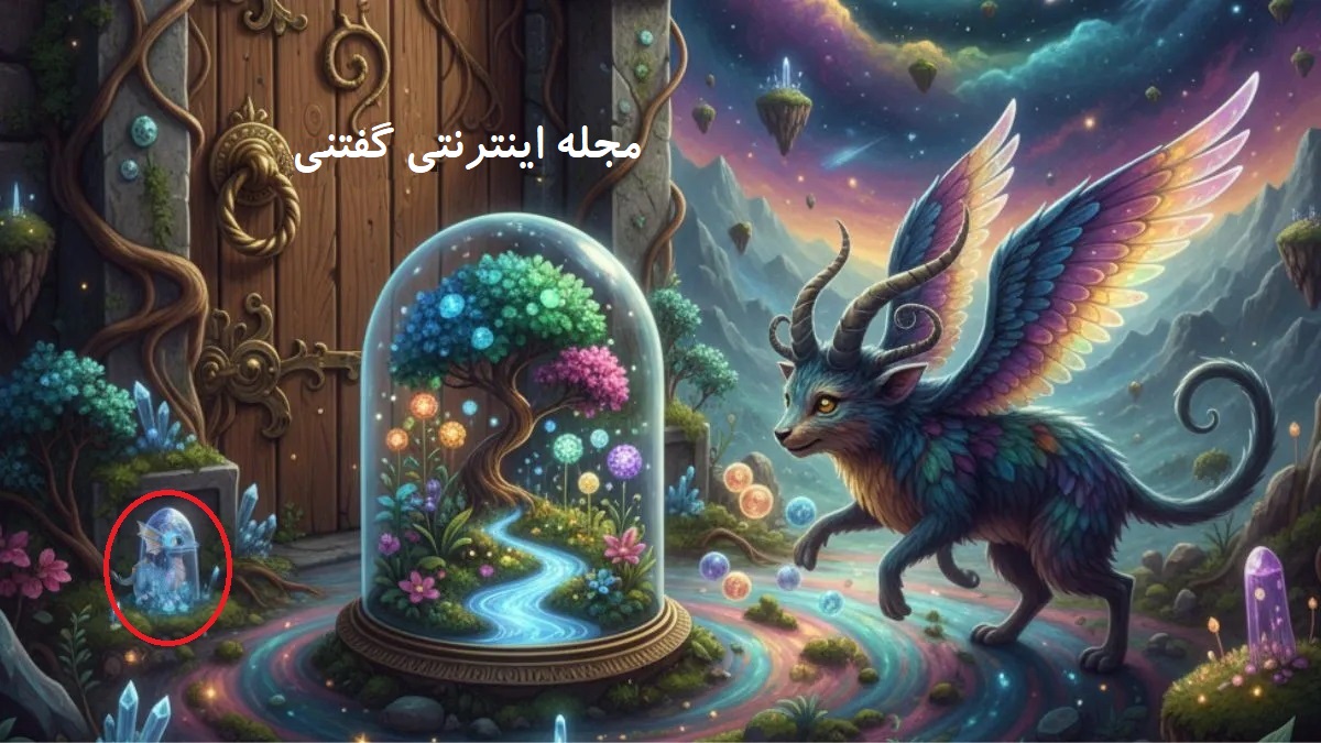 پاسخ تست بینایی یافتن بچه اژدهای پنهان