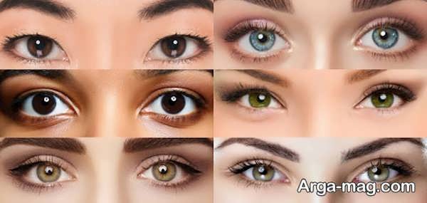 مژه مناسب شکل چشم
