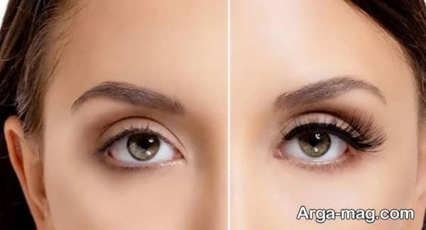 مژه مناسب مدل چشم