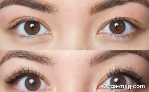 مژه مناسب مدل چشم