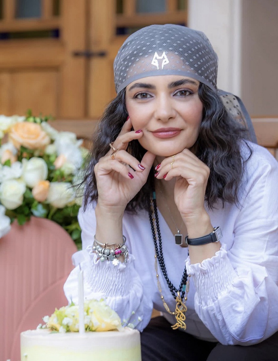 لیندا کیانی در جشن تولد 45 سالگی 1