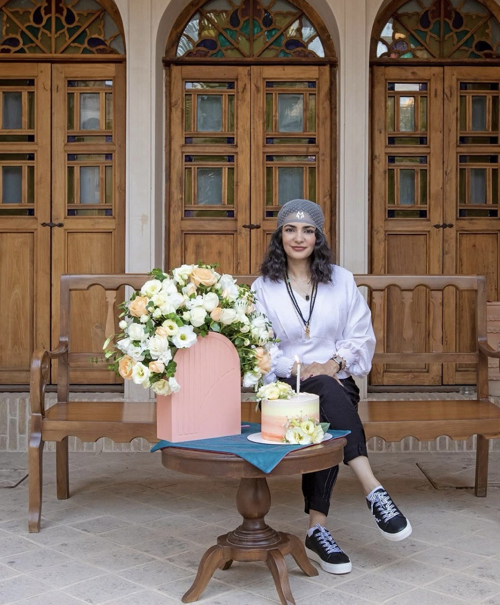 لیندا کیانی در جشن تولد 45 سالگی 2