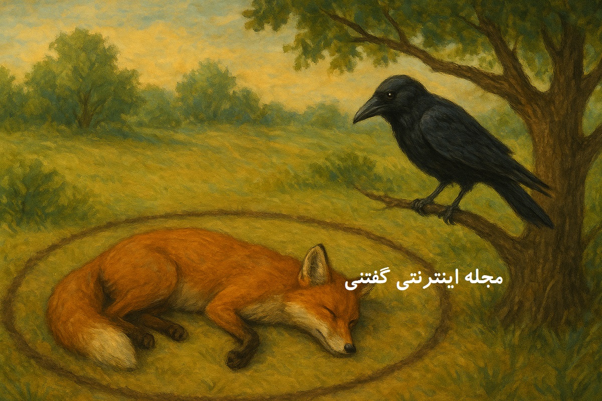 داستان کلاغ باهوش و روباه حیله گر 1