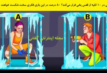 بازی فکری شناخت فرد نجات یافته از قفس یخی 1