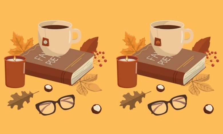 تفاوت تصویری بین اشیاء پاییزی 1