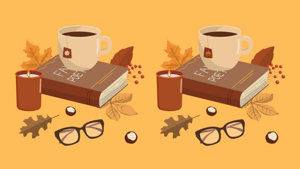 تفاوت تصویری بین اشیاء پاییزی