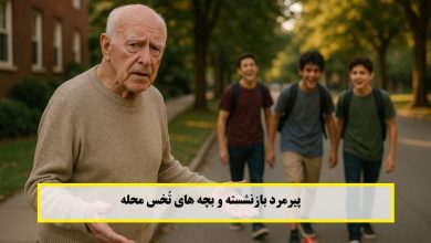 داستان پیرمرد بازنشسته و بچه های تُخس محله