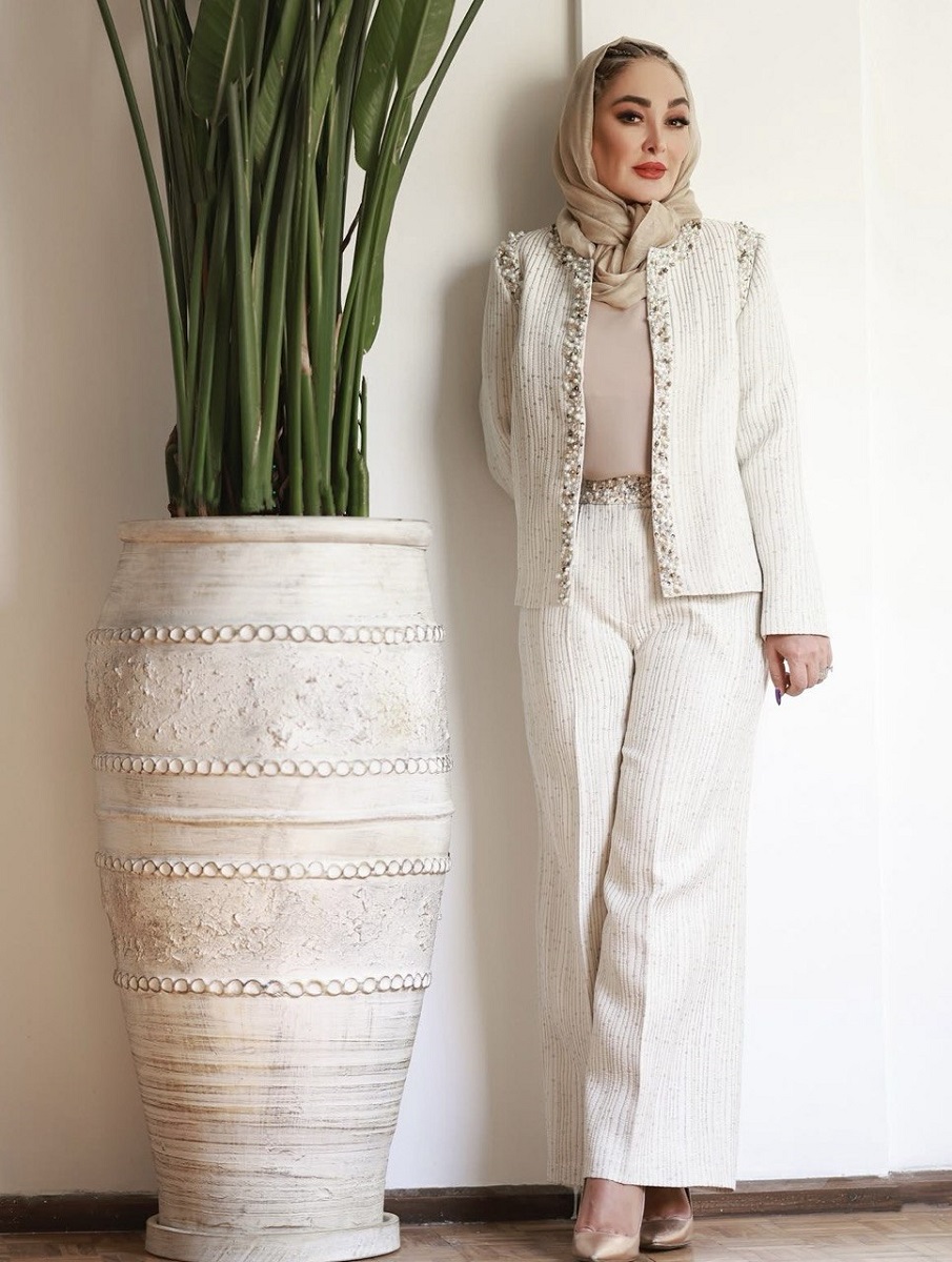 استایل پرزرق و برق الهام حمیدی 2