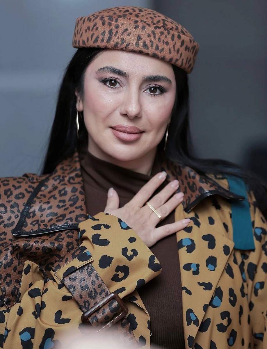 استایل پلنگی شیدا یوسفی در اکران خصوصی شاهنقش 2