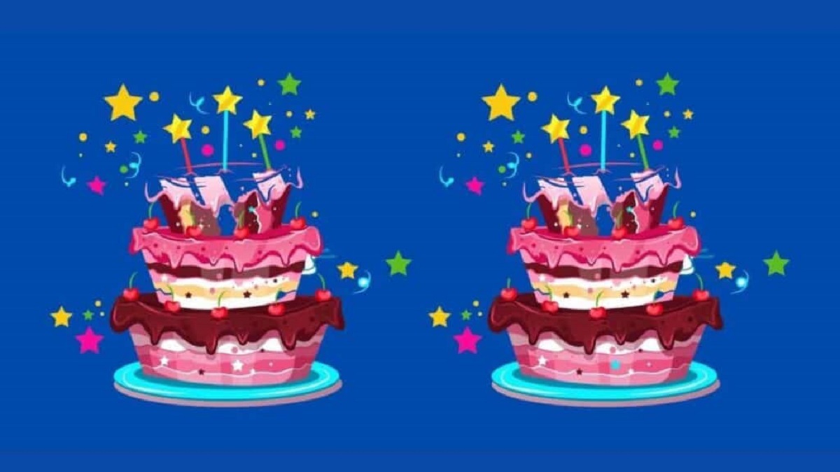 تفاوت تصویری کیک تولد وسوسه‌انگیز