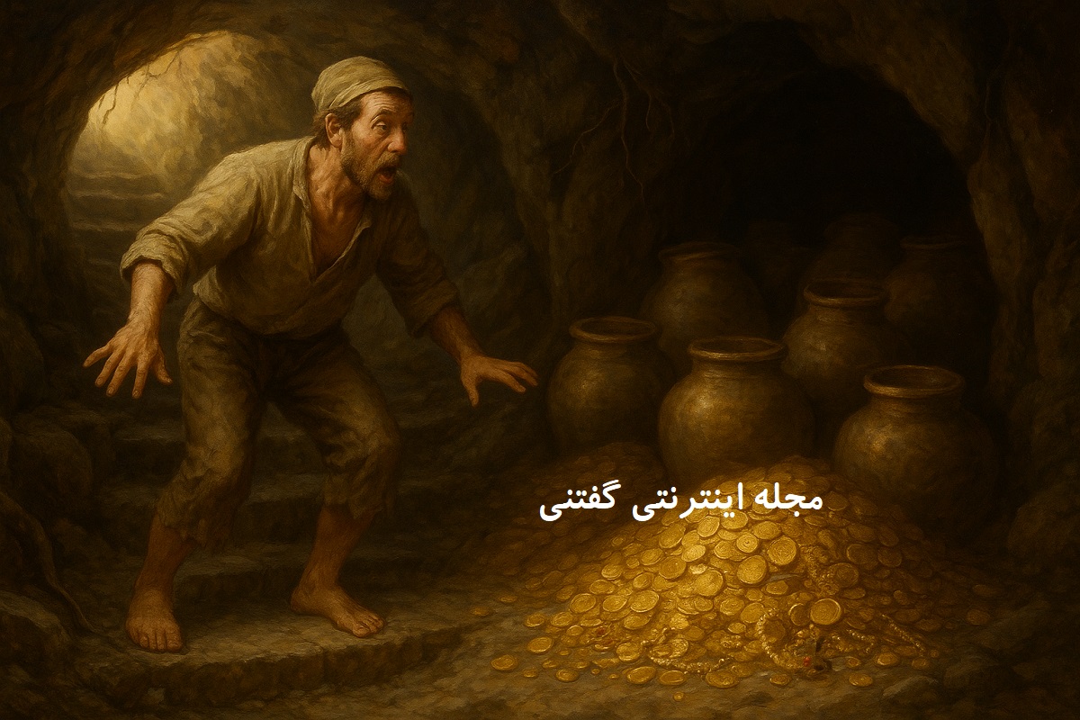 حکایت مرد احمق و گنج پنهان 4