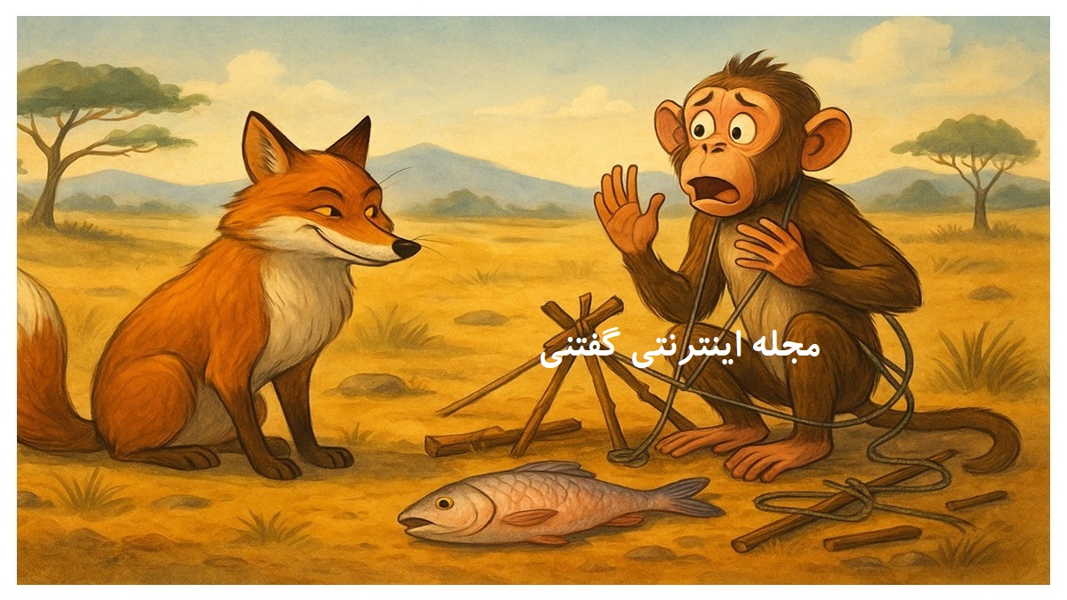 داستان روباه حیله‌گر و میمون ساده‌دل 2