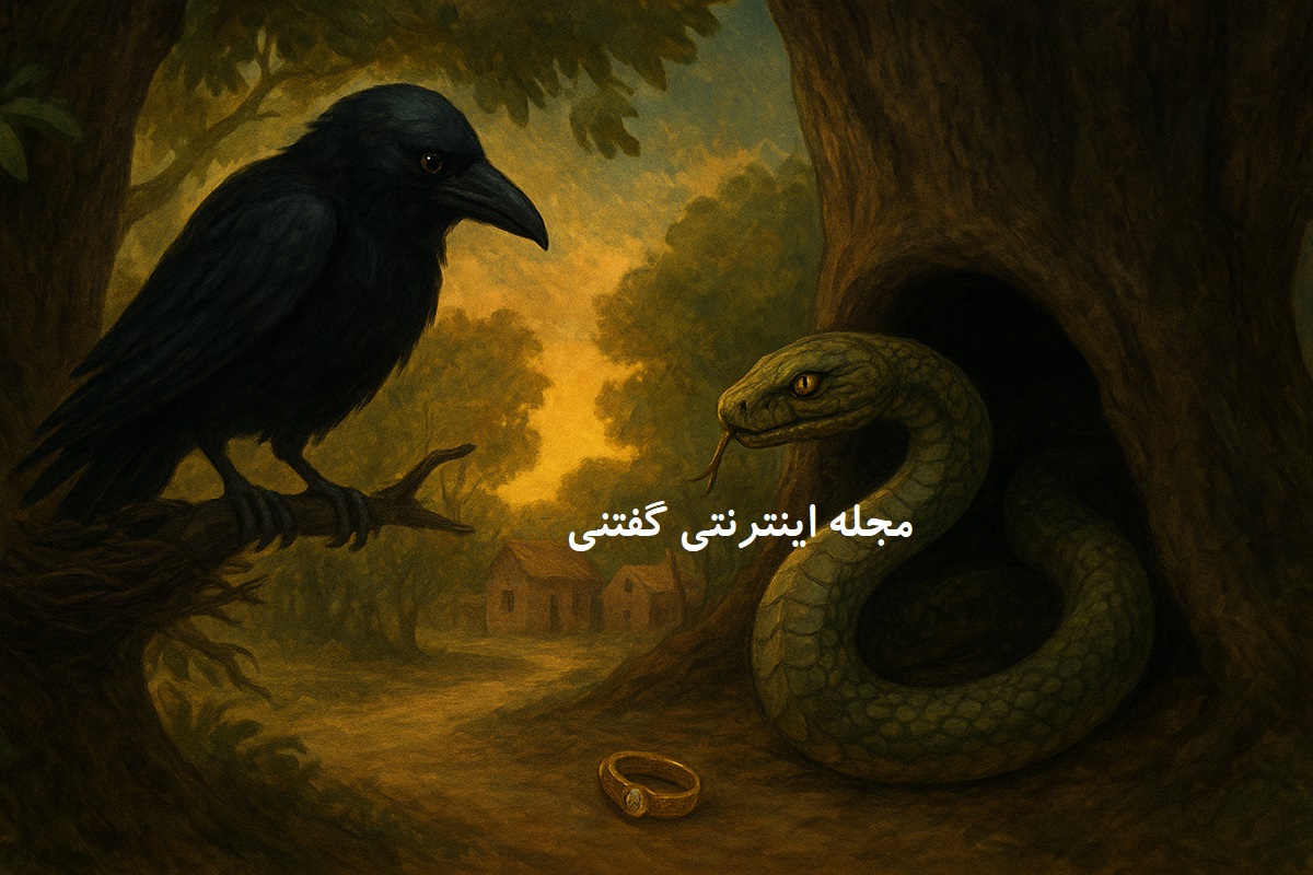 داستان کلاغ دانا و مار بدکردار 2