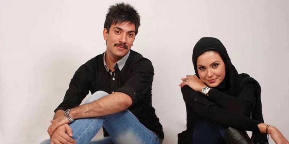 سامیه لک در کنار همسرش 1