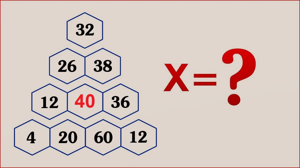 پاسخ تست هوش ریاضی معمای هرمی