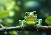 استتار شیشه‌ای و راز بقا در میان برگها