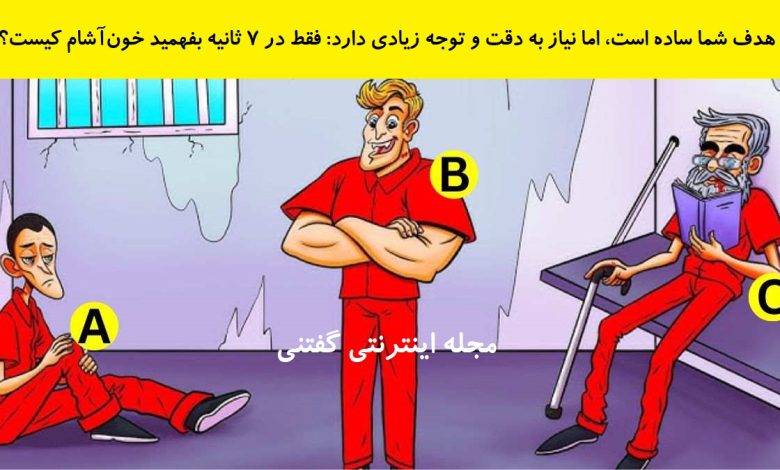 بازی فکری شناخت زندانی خون آشام 1