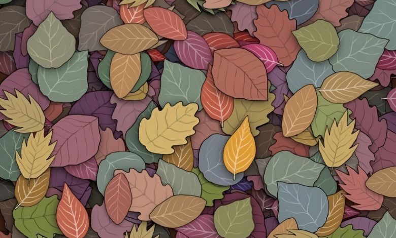 تست بینایی یافتن قورباغه در توده برگ ها 1