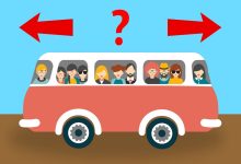 تست هوش جهت حرکت اتوبوس 1