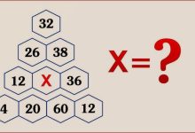 تست هوش ریاضی معمای هرمی 1
