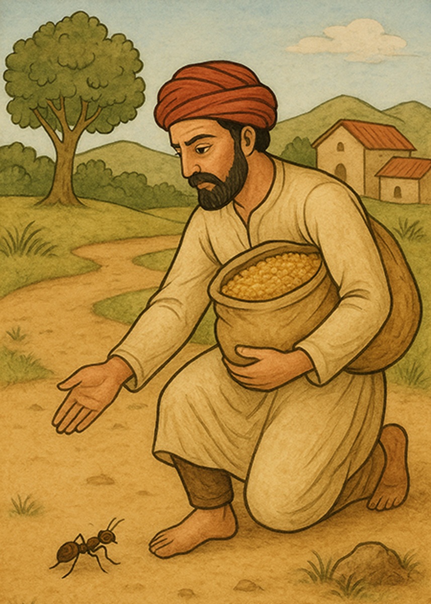 داستان مورچه و مهربانی شبلی 1