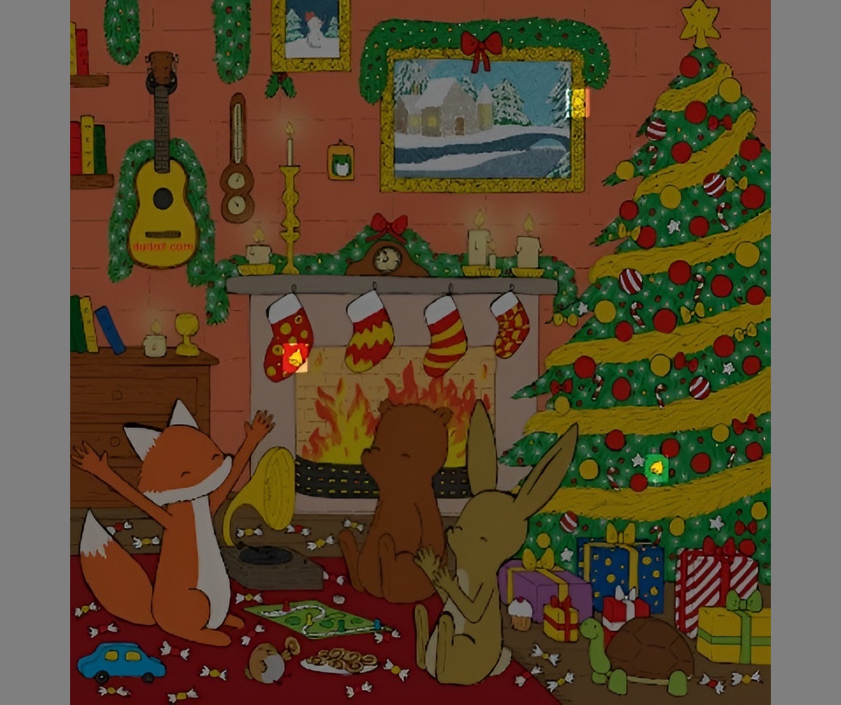 پاسخ تست بینایی ۳ زنگوله پنهان در جشن کریسمس