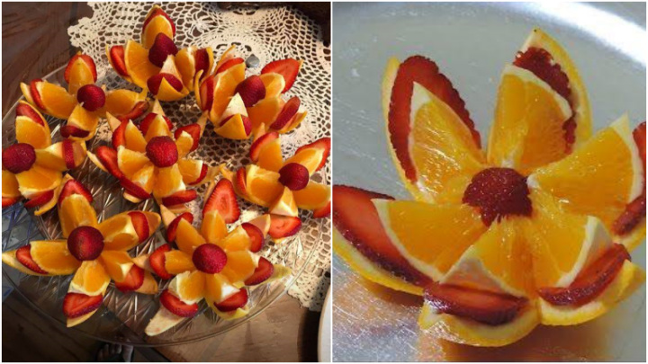 ایدههای خلاقانه تزیین پرتقال با پوست برای سفره شب یلدا