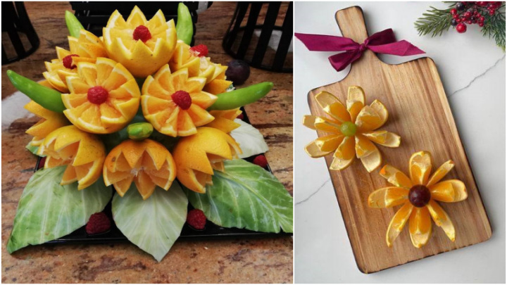 ایدههای خلاقانه تزیین پرتقال برای سفره شب یلدا