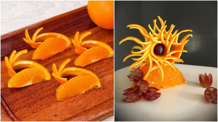 ایدههای خلاقانه تزیین پوست پرتقال برای سفره شب یلدا 1404