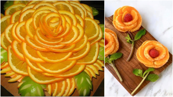 ایدههای خلاقانه تزیین پرتقال با پوست برای سفره شب یلدا 1404