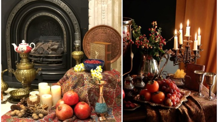 تزیین سفره شب یلدا ۱۴۰۴؛ ایده‌های محبوب سال + عکس