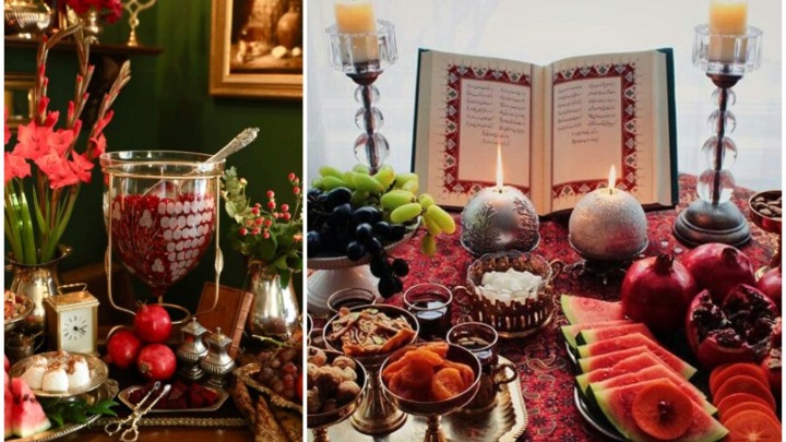 تزیینات ترند سفره شب یلدای ۱۴۰۴؛ جزئیات شیک