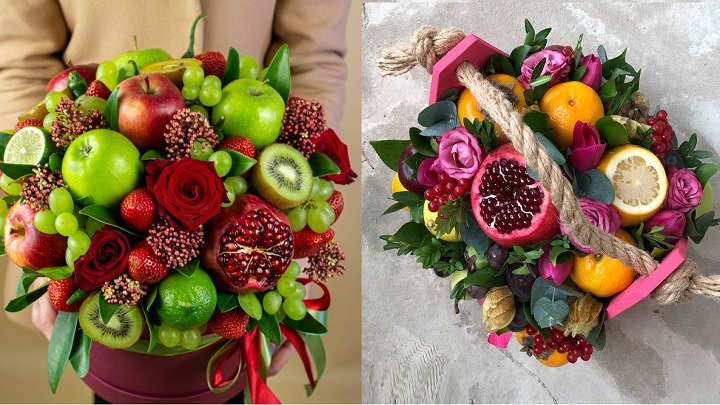 ایدههای نو برای تزیین سبد میوه عروس ایدههای نو برای تزیین سبد میوه عروس