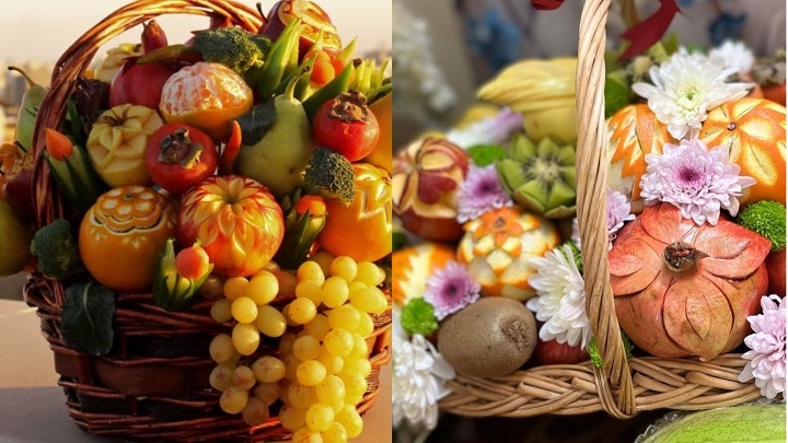 تزیین سبد میوه عروس؛ هنری که دل میبرد تزیین سبد میوه عروس؛ هنری که دل میبرد
